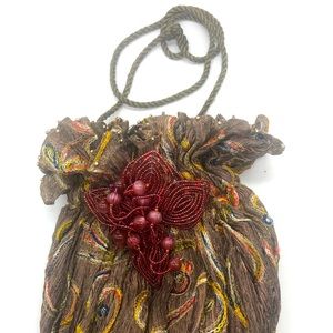 Mary Frances small beaded satchel SALE price FIRM